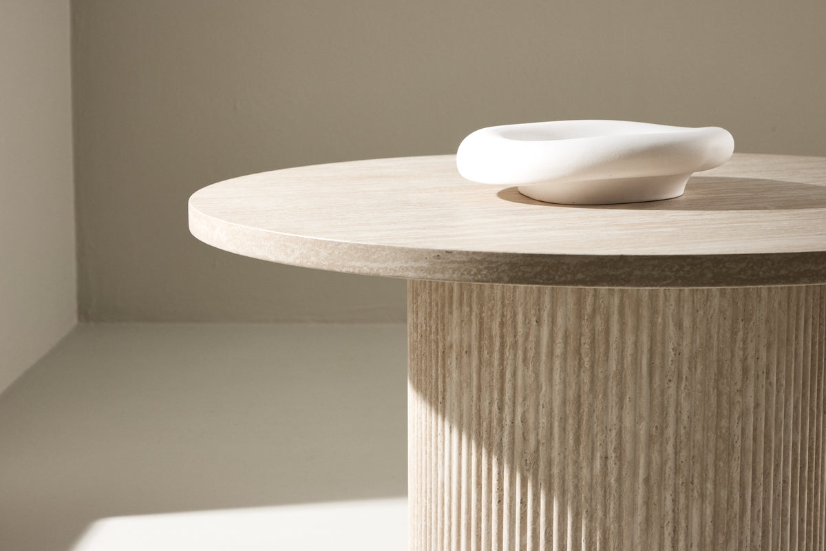 Härön Sofa Bord ⌀80 Beige