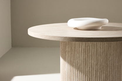 Härön Sofa Bord ⌀80 Beige