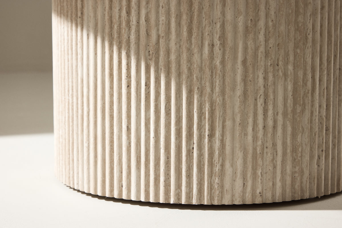 Härön Sofa Bord ⌀80 Beige