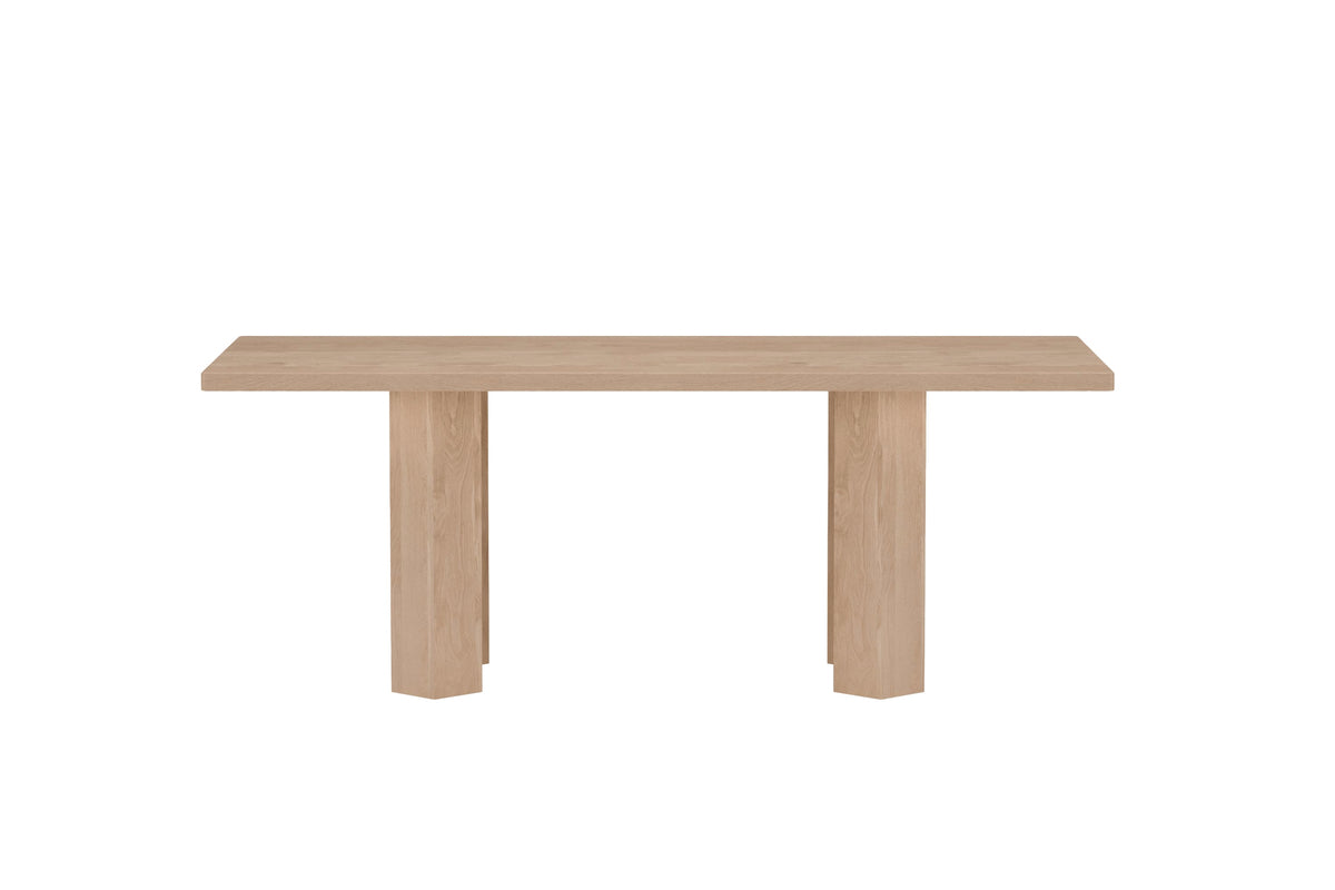 Rektangulært spisebord 200 x 90 Natur