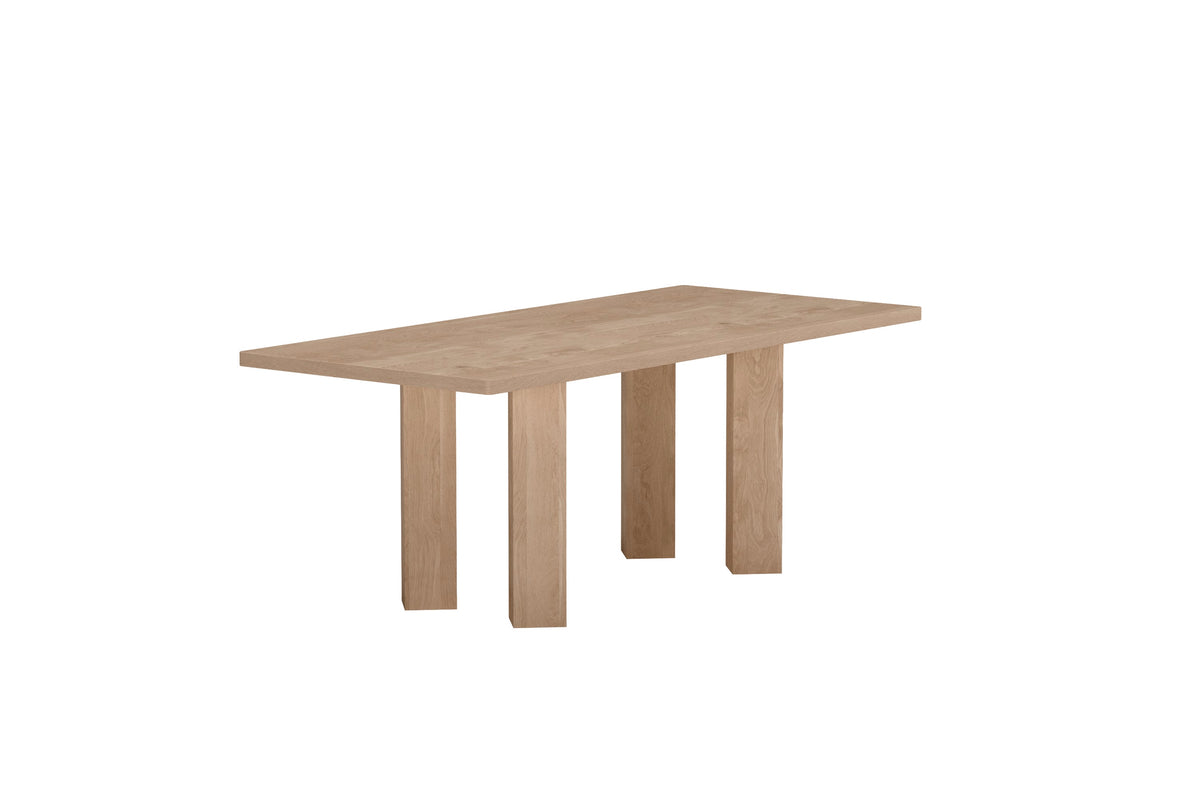 Rektangulært spisebord 200 x 90 Natur