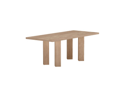 Rektangulært spisebord 200 x 90 Natur