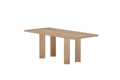 Rektangulært spisebord 200 x 90 Natur