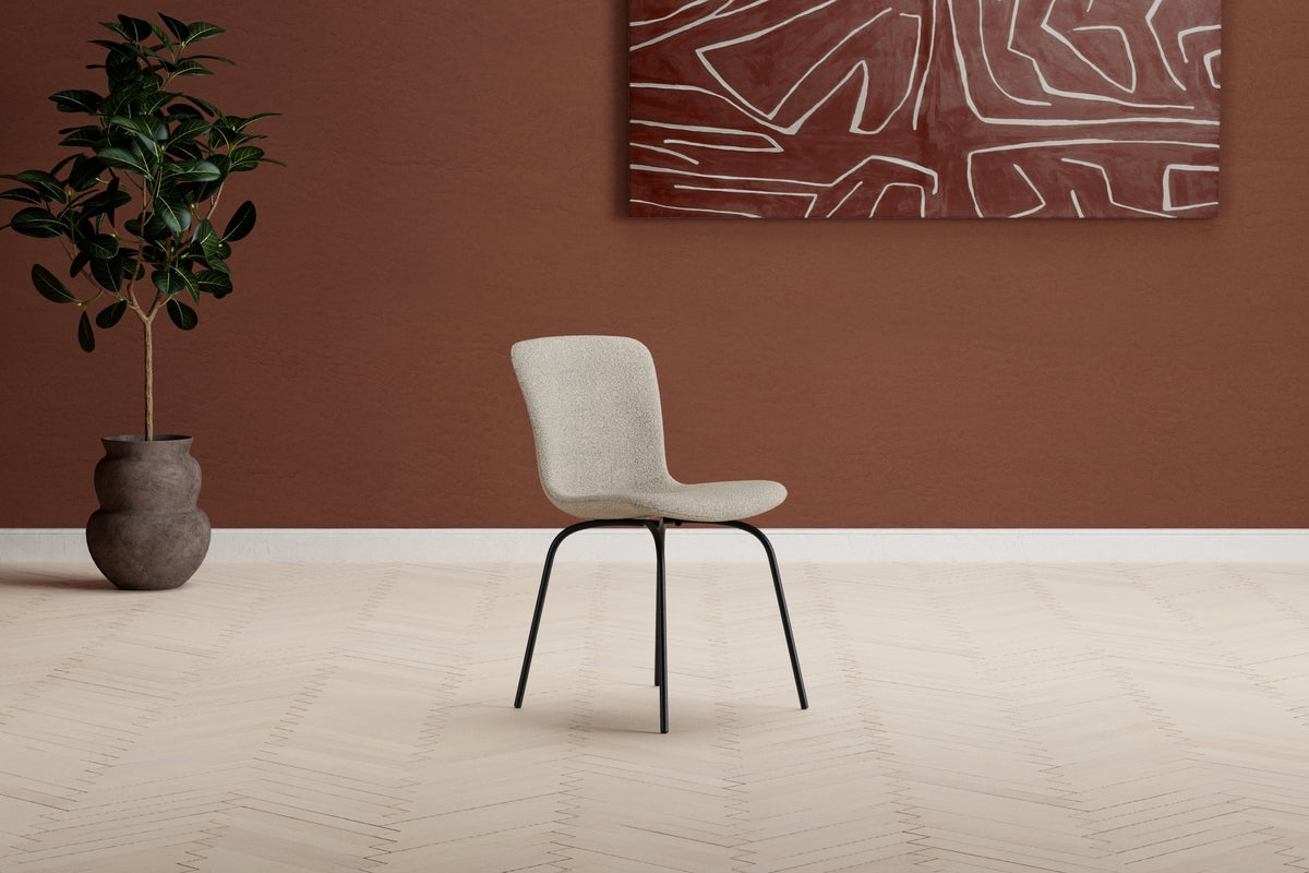 Spisebordsstol 2-pak Beige