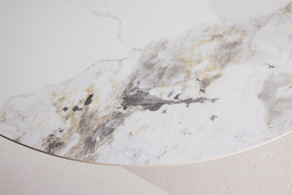 Rundt spisebord 110 Beige