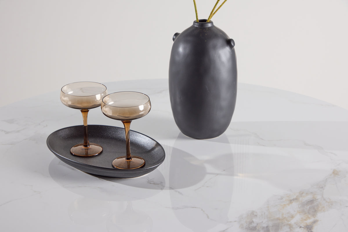 Rundt spisebord 110 Beige