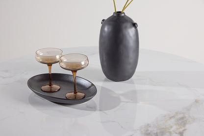 Rundt spisebord 110 Beige