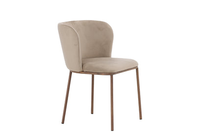 Edina Spisebordsstol 2-pak Beige