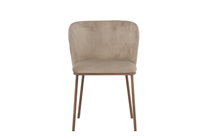 Edina Spisebordsstol 2-pak Beige