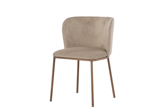 Edina Spisebordsstol 2-pak Beige