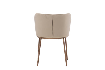 Edina Spisebordsstol 2-pak Beige