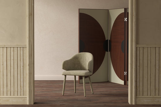 Spisebordsstol 2-pak Beige