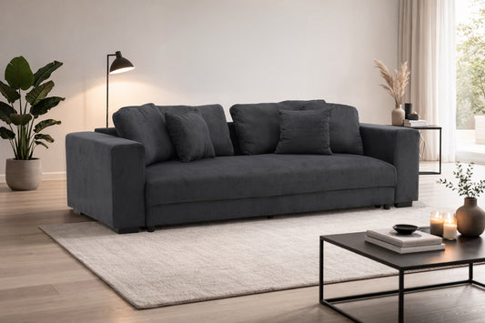 Bellman 3-personers sofa, mørkegrå