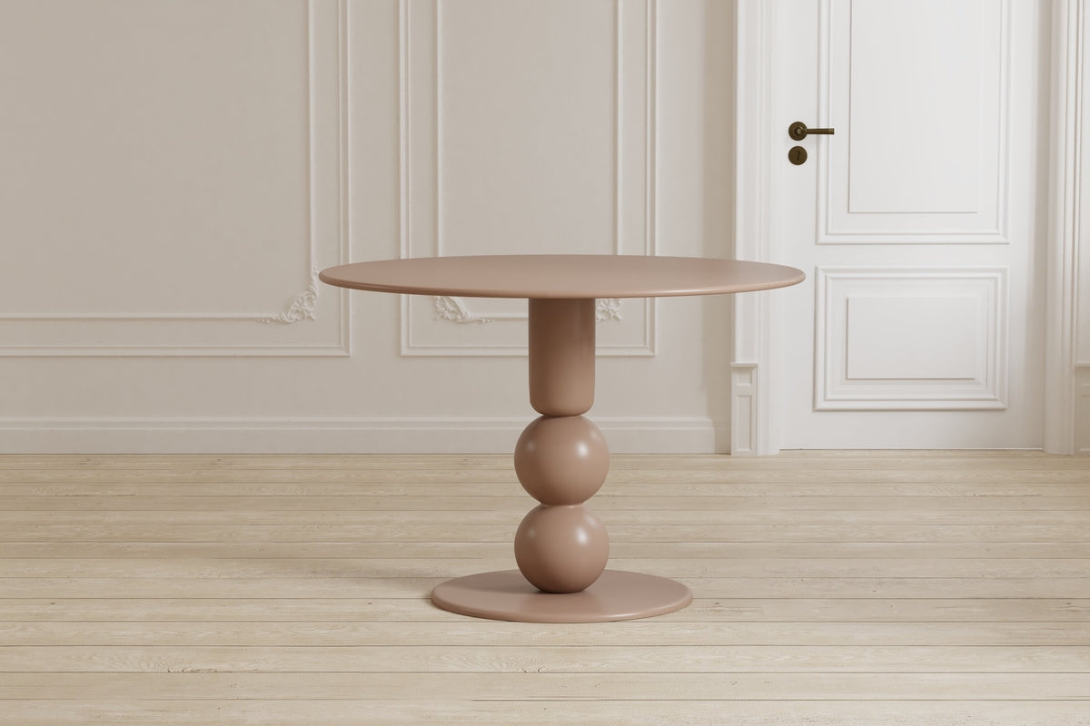 Rundt spisebord Ø110 Beige