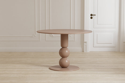 Rundt spisebord Ø110 Beige