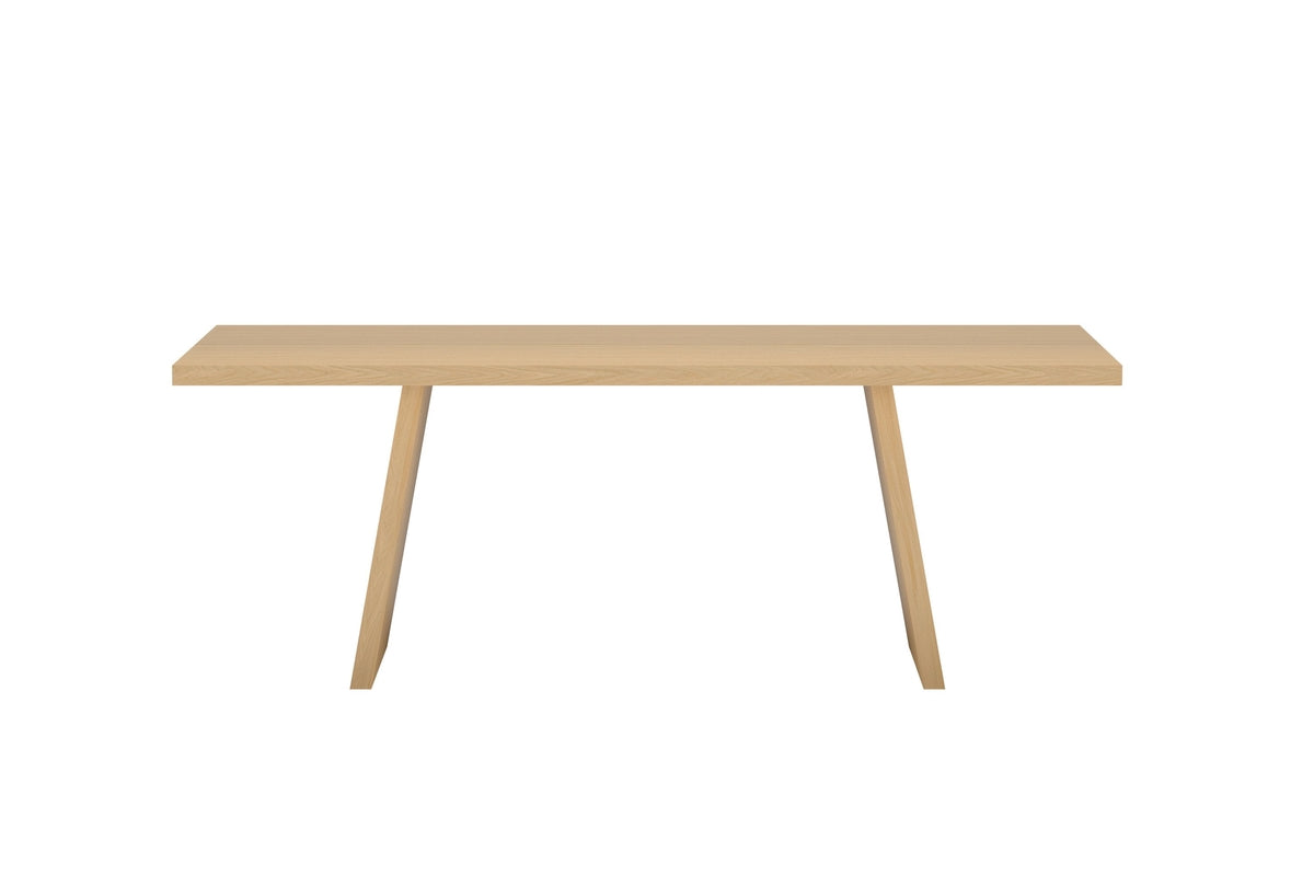 Rektangulært spisebord 210 x 100 Natur