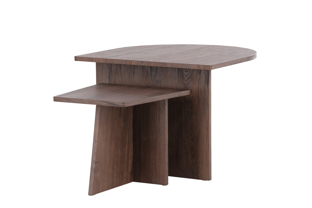 Sala Sofabord Bord 1: 60 x 60 Bord 2: 40 x 40 Mocca