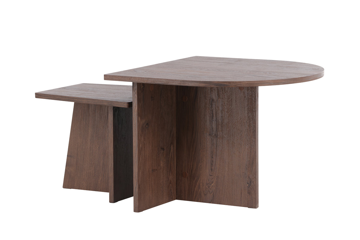 Sala Sofabord Bord 1: 60 x 60 Bord 2: 40 x 40 Mocca