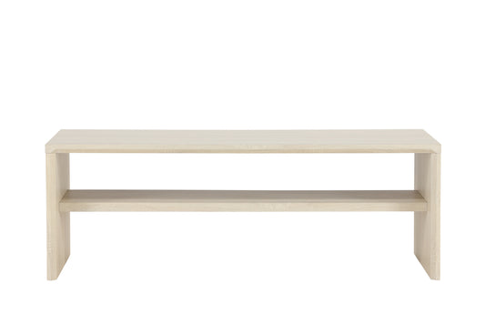 Telemarket Sofabord 110 x 50 Hvidvask