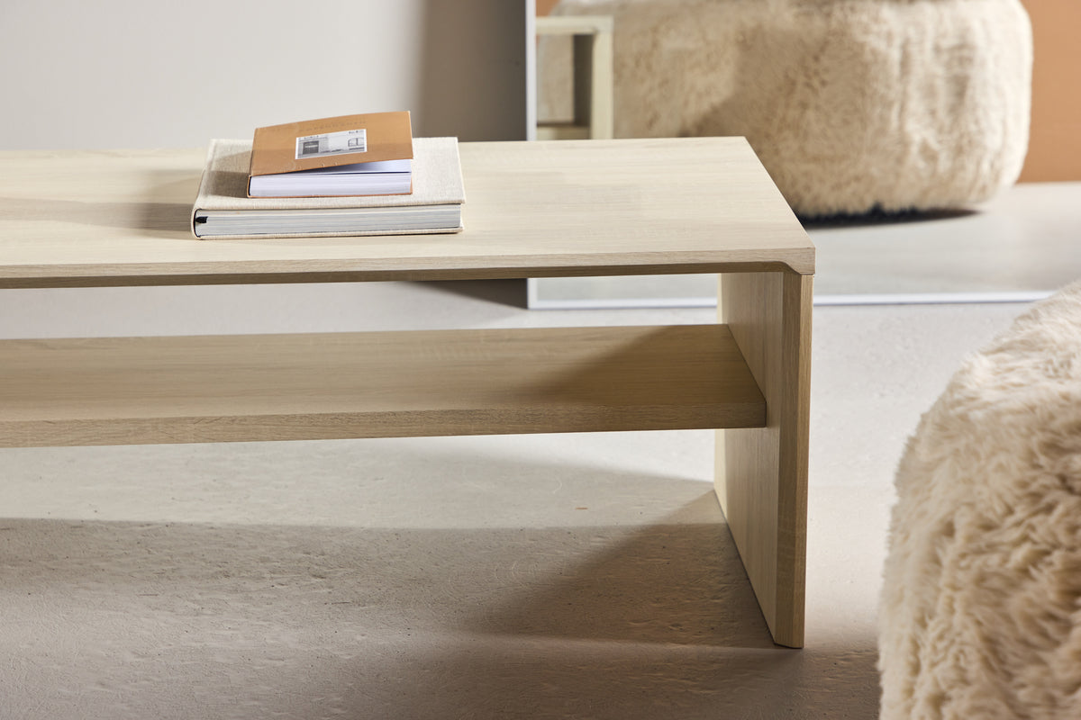 Telemarket Sofabord 110 x 50 Hvidvask