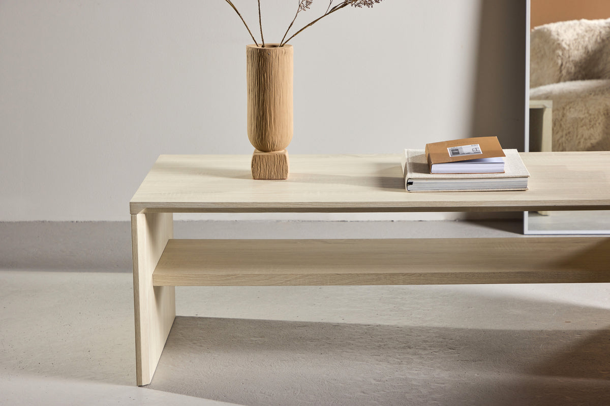 Telemarket Sofabord 110 x 50 Hvidvask