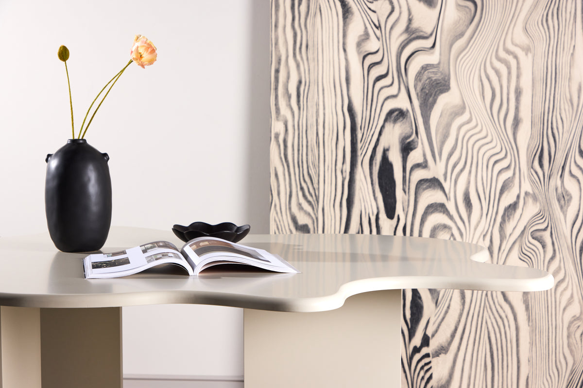 Ovalt spisebord 190 x 123 Beige