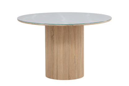 Rundt spisebord 120 Hvid