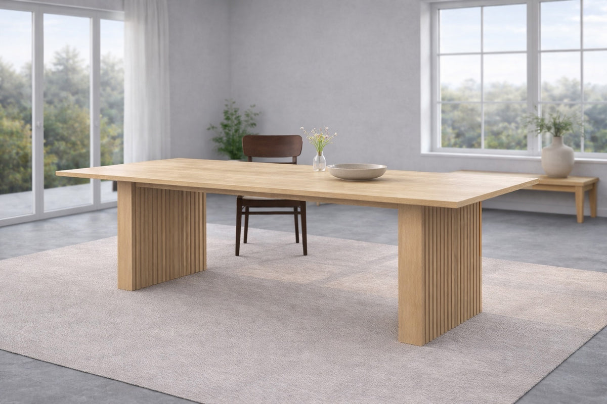 Rektangulært spisebord 200 x 100 Natur