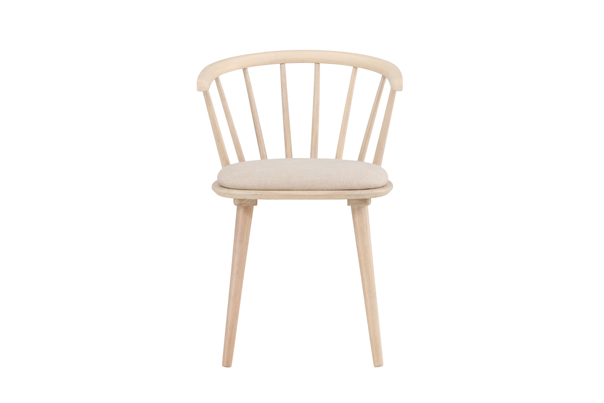 Spisebordsstol 2-pak Whitewash