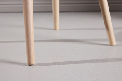 Spisebordsstol 2-pak Whitewash