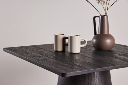 Rektangulært spisebord 80 x 80 Mocca