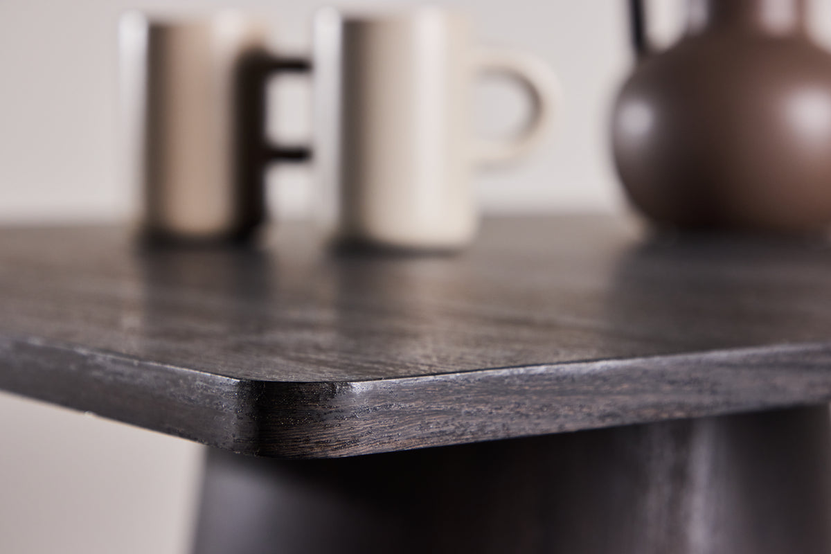 Rektangulært spisebord 80 x 80 Mocca