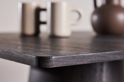 Rektangulært spisebord 80 x 80 Mocca