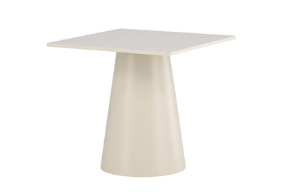 Rektangulært spisebord 80 x 80 Beige