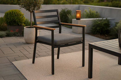 Brasilia Spisebordsstol 2-pak Sort