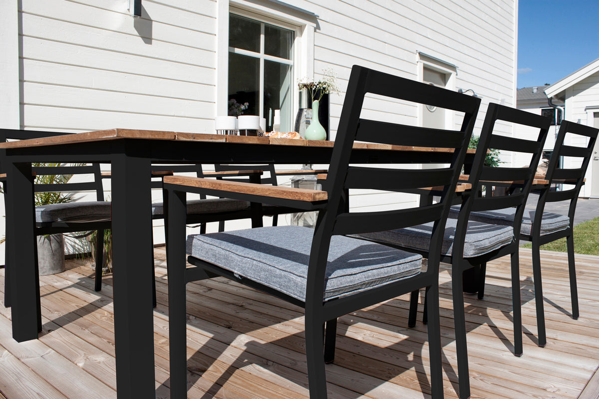 Brasilia Spisebordsstol 2-pak Sort