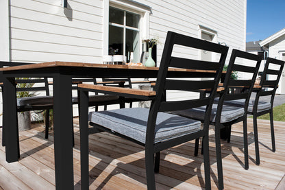 Brasilia Spisebordsstol 2-pak Sort