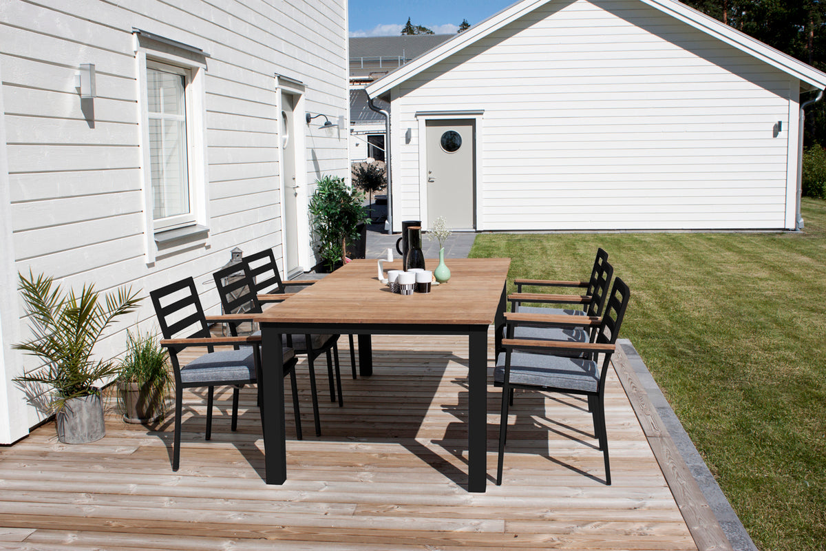 Brasilia Spisebordsstol 2-pak Sort