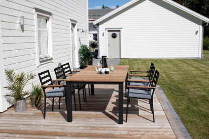 Brasilia Spisebordsstol 2-pak Sort