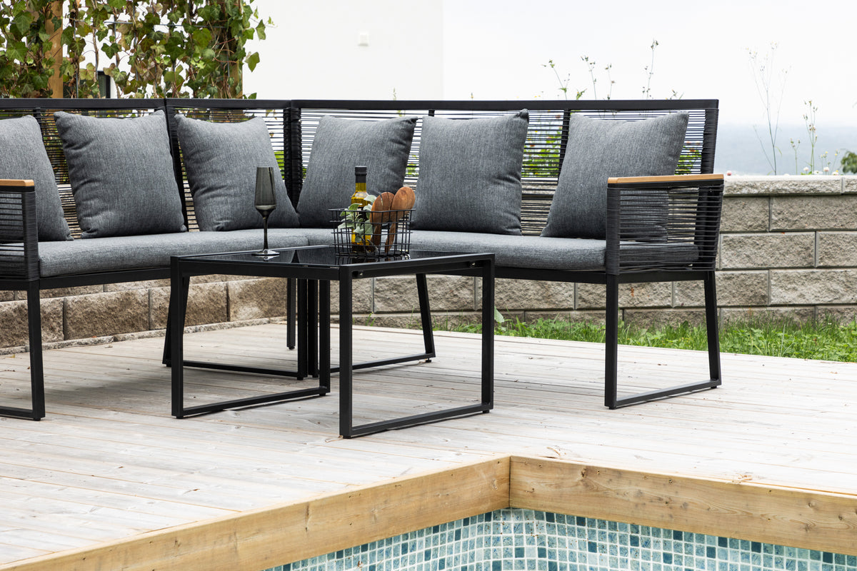 Dallas Hjørnegrupper Sort Sort