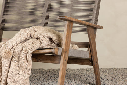 2-personers sofa, brun