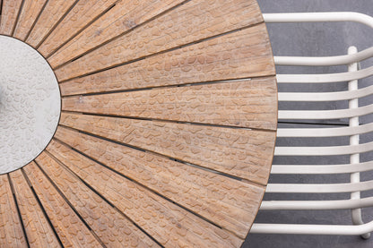 Rundt spisebord 140 Brun