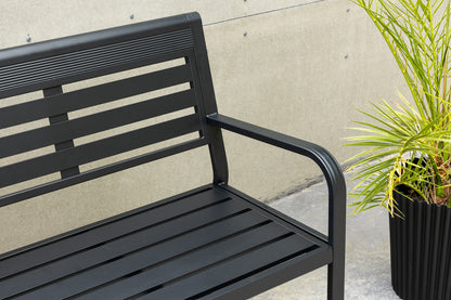 Bænkesofa 60 x 84 x 125 Sort