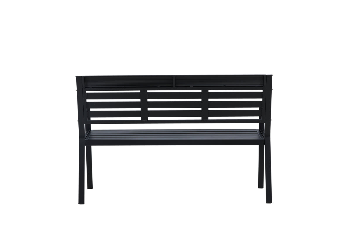 Bænkesofa 60 x 84 x 125 Sort