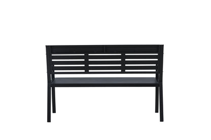 Bænkesofa 60 x 84 x 125 Sort