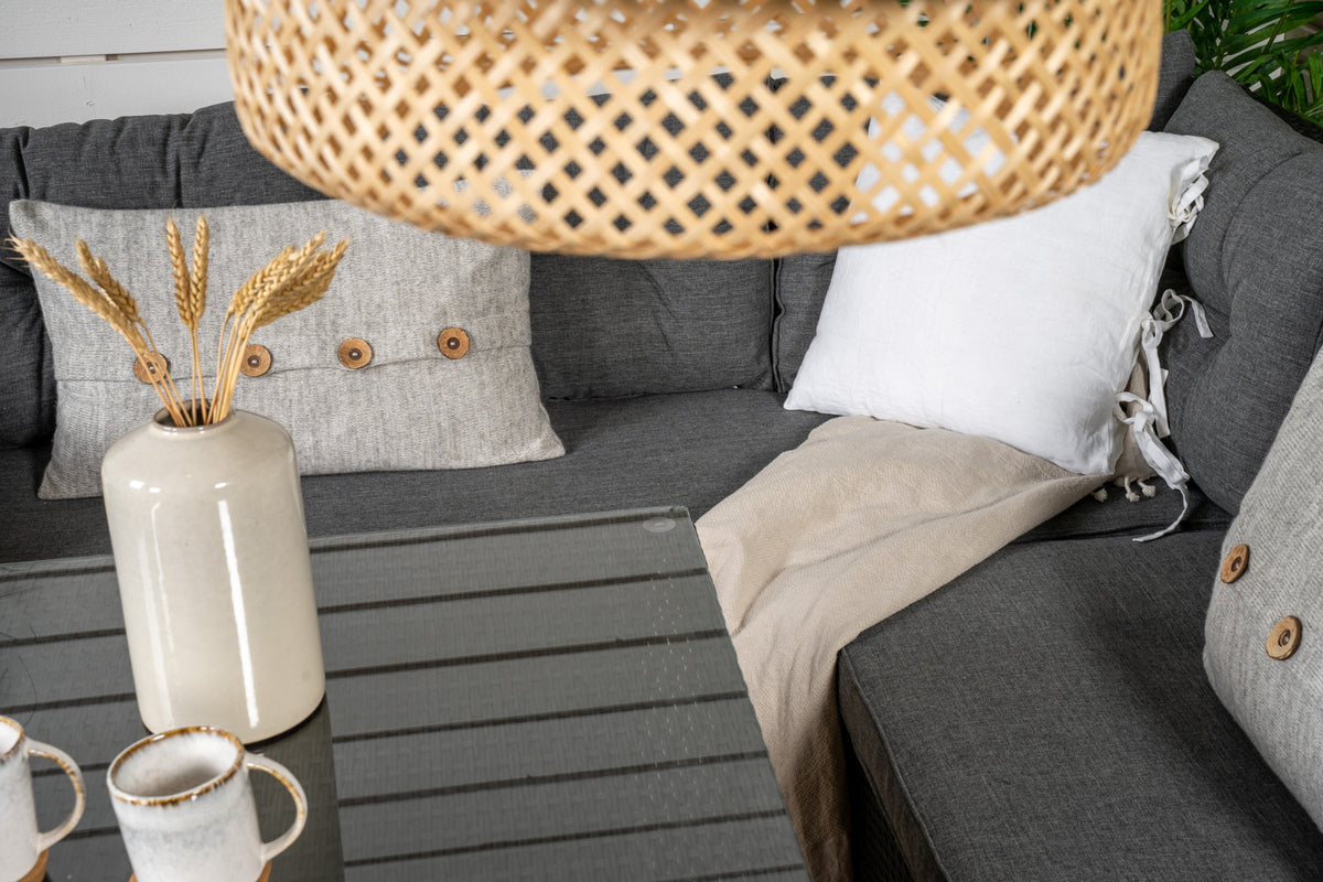 Hjørnesofa sæt Sort Sort