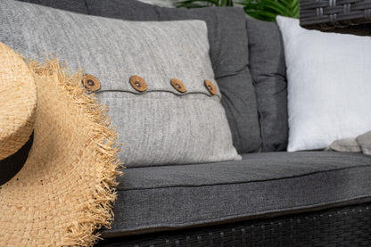 Hjørnesofa sæt Sort Sort