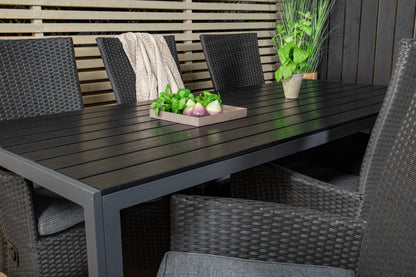 Lænestol 2-pak Sort