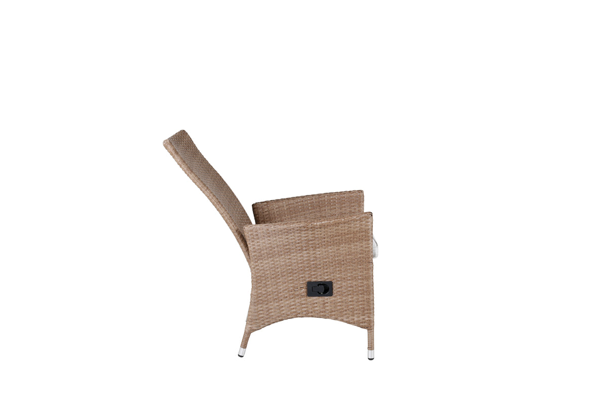 Lænestol 2-pak Natur