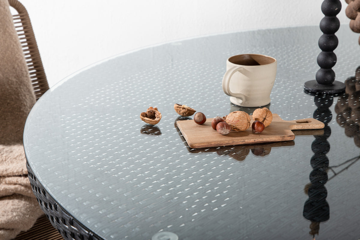 Rundt spisebord 150 Sort